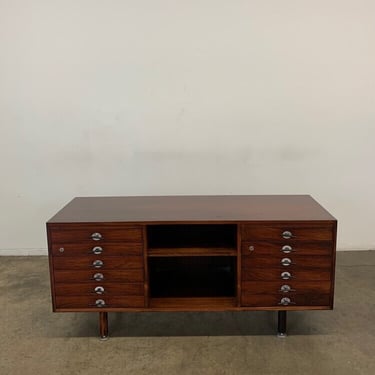 Jens Risom office rosewood credenza 