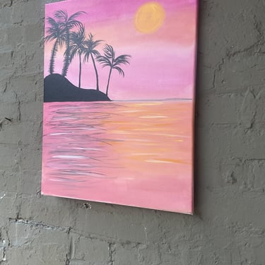 Beachscape, Acrylic on Canvas