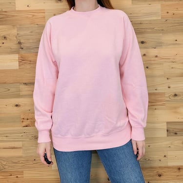 Soft Comfy 90's Vintage Raglan Pullover Sweatshirt 