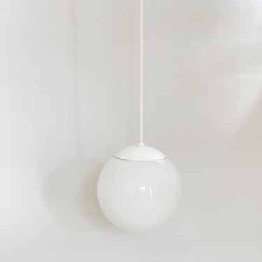White Globe Pendant