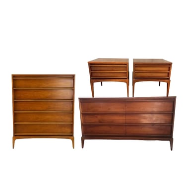 Free Shipping Within US - Lane Mid Century Modern Dresser Bedroom Set 