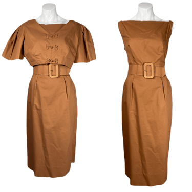 1950’s Alfred Shaheen Dress and Bolero Set Size M