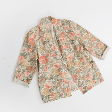 Vintage 90s oversized floral blazer 