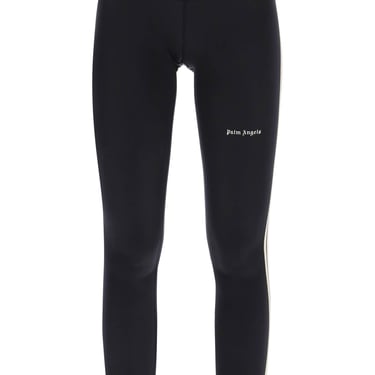 Palm Angels Leggings With Contrasting Side Bands Women