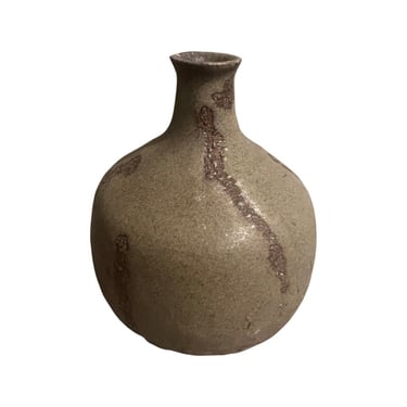 Vintage mid century modern studio pottery weed pot vase ceramic signed 1978 