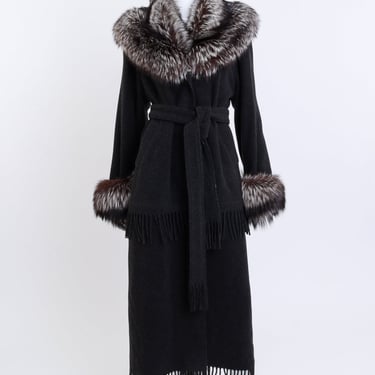 Zip-Off Fur Fringe Coat