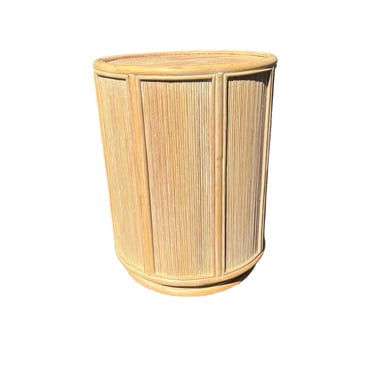 Vintage bamboo Reed dining table base / pedestal 
