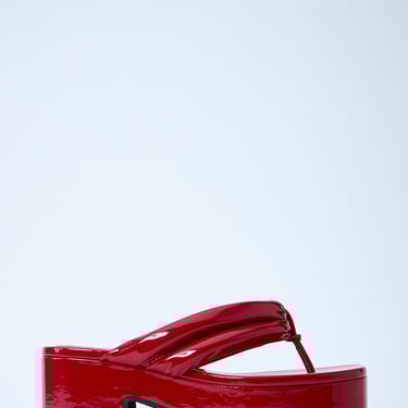 Dries Van Noten Women High-Shine Heeled Sandals