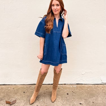 Denim Mini Dress