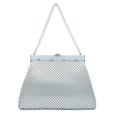 Whiting and Davis Chainmail Structured Bag