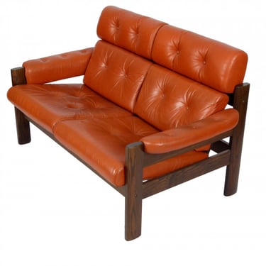 Ekornes Amigo Sofa in Cognac Leather, Norway