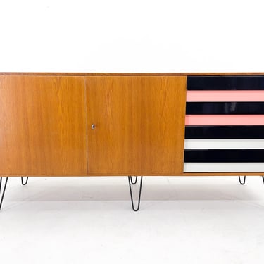 1960's Sideboard with Drawers by Jiri Jiroutek, Czechoslovakia 