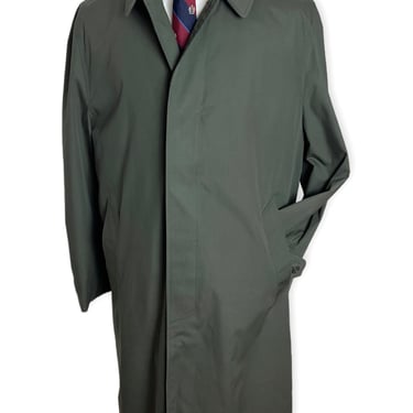 Vintage 1960s PENNEYS TOWNCRAFT Raglan Trench Coat ~ 40 R ~ Jacket / Raincoat ~ Penn-Prest ~ Preppy / Trad / Ivy ~ 