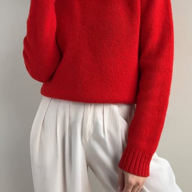 Vintage Maraschino Cherry Shetland Wool Sweater