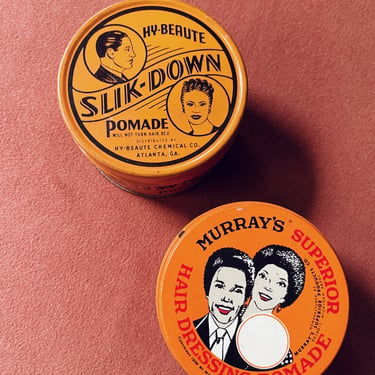 Vintage Hair Dressing Tins (1940's-1950's)