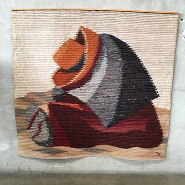 Vintage Tapestry Cholita Signed