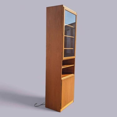 Teak Bookcase, Storage Cabinet, Display, Mid Century, Danish Modern, Vintage, Living Room, Bedroom 