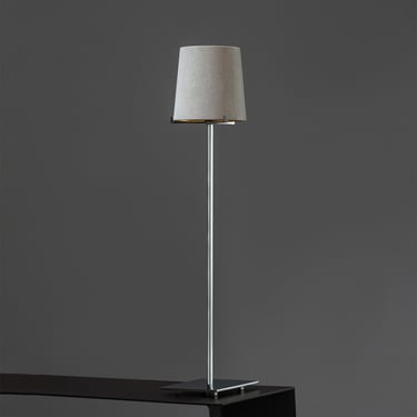 Stem Table Lamp
Polished Steel
Natural Speckle Shagreen