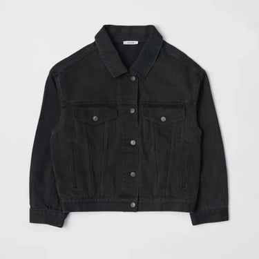 Mod Ref | Washed Black Denim Jacket