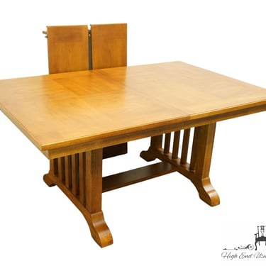 UNIVERSAL FURNITURE Solid Oak Mission Shaker Style 88" Trestle Dining Table 6001-4216 