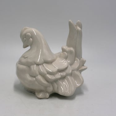 vintage ceramic chicken 