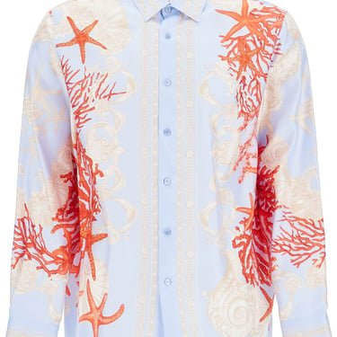 Versace Barocco Sea Silk Shirt Men