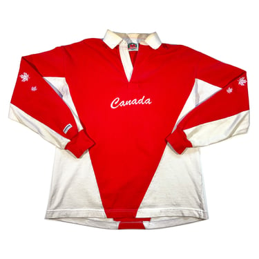 Vintage Canada Rugby Jersey Top Barbarian Longsleeve