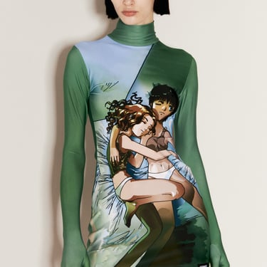 Vetements Women Anime Mini Dress