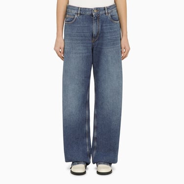 Etro Blue Denim Baggy Jeans Women