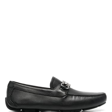 Ferragamo Men Leather Driver Shoes