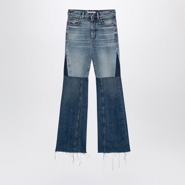 Chloe Three-Coloured Patchwork Denim Jeans Women