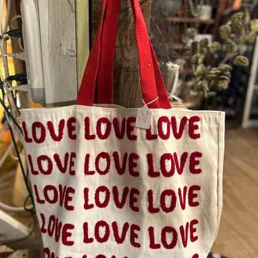 LOVE Canvas Totes