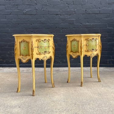 Pair of Antique French Provincial Night Stands, c.1960’s 
