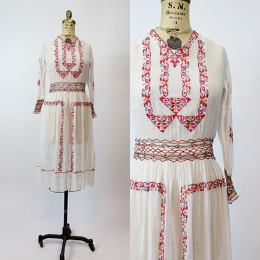 1920s RARE hungarian peasant dress xs | new spring summer 