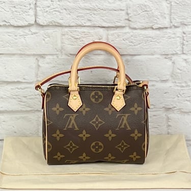 Louis Vuitton Nano Monogram Speedy, Brown