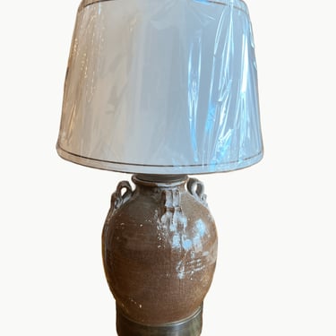 Vintage Stoneware Jug Table Lamp