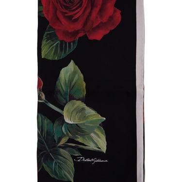 Dolce & Gabbana Silk Twill Jacquard Scarf Women