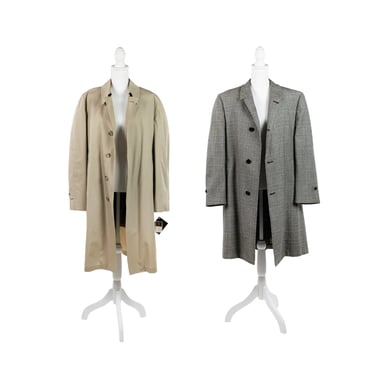 Grouping of Two Men's Coats Including London Fog 