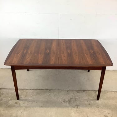 Scandinavian Modern Dining Table With Leaves 