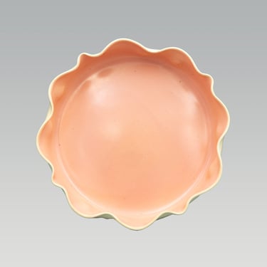 Haldeman Caliente Flower Bowl | Vintage California Pottery Mid Century Giftware 