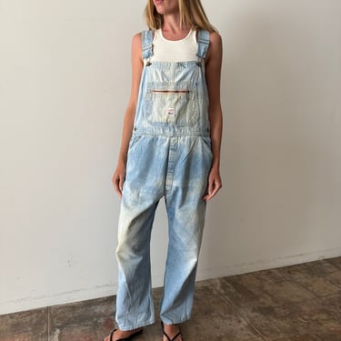 Pointer Brand Faded Denim Overalls