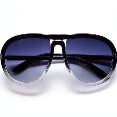 Retro Black Fade Aviator Sunglasses | Tubular 80s 