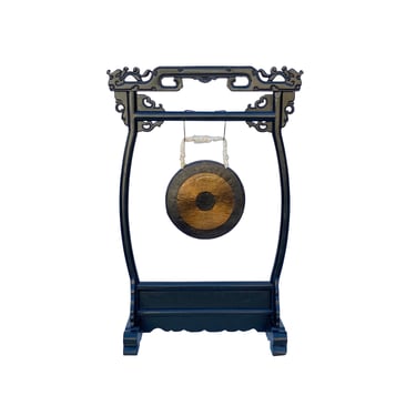 Chinese Black Lacquer Rack Gong Instrument Display cs7278E 