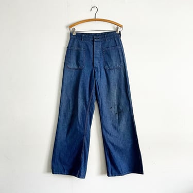 Vintage 1940s Side Zip Selvedge Denim Jeans Prior Big Horn 