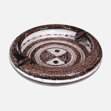 Aldo Londi Italian Glazed Ceramic Ashtray for Bitossi Studio