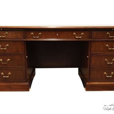 NATIONAL MOUNT AIRY Mahogany Traditional Style 72" Executive Office Desk 