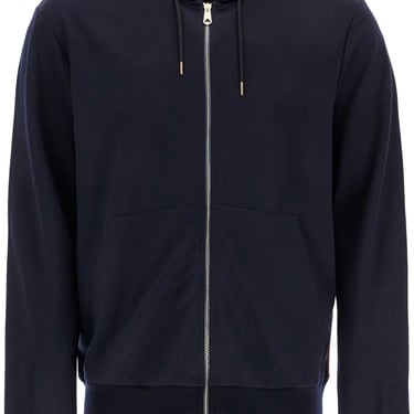 Paul Smith Wool Jersey Zip-Up Sweatshirt With Men