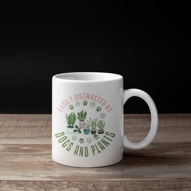 Easily Distracted By Plants Coffee Mug