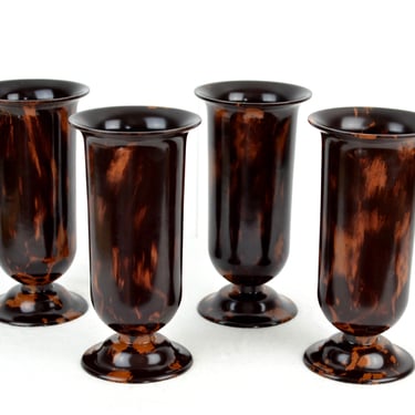 1 of 3 rare Bakelite XXL Vases Art Deco 20s 30s Brown Marbled Marble Brocante Flower Vase Vintage Design Collector 