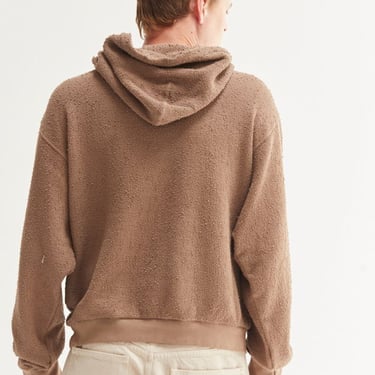 Asher Joseph Boucle Hoodie - Mushroom